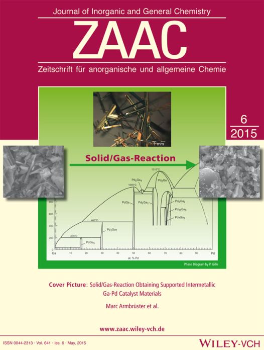 Cover picture of the "Journal of Inorganic and General Chemistry" May 6, 2015, Transformation of palladium catalysts to GaPd2